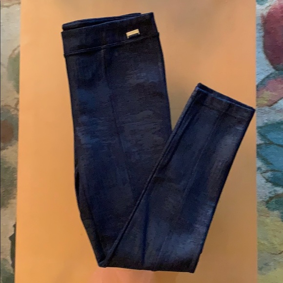 Calvin Klein Pants - Calvin Klein Distressed Leather-look Leggings